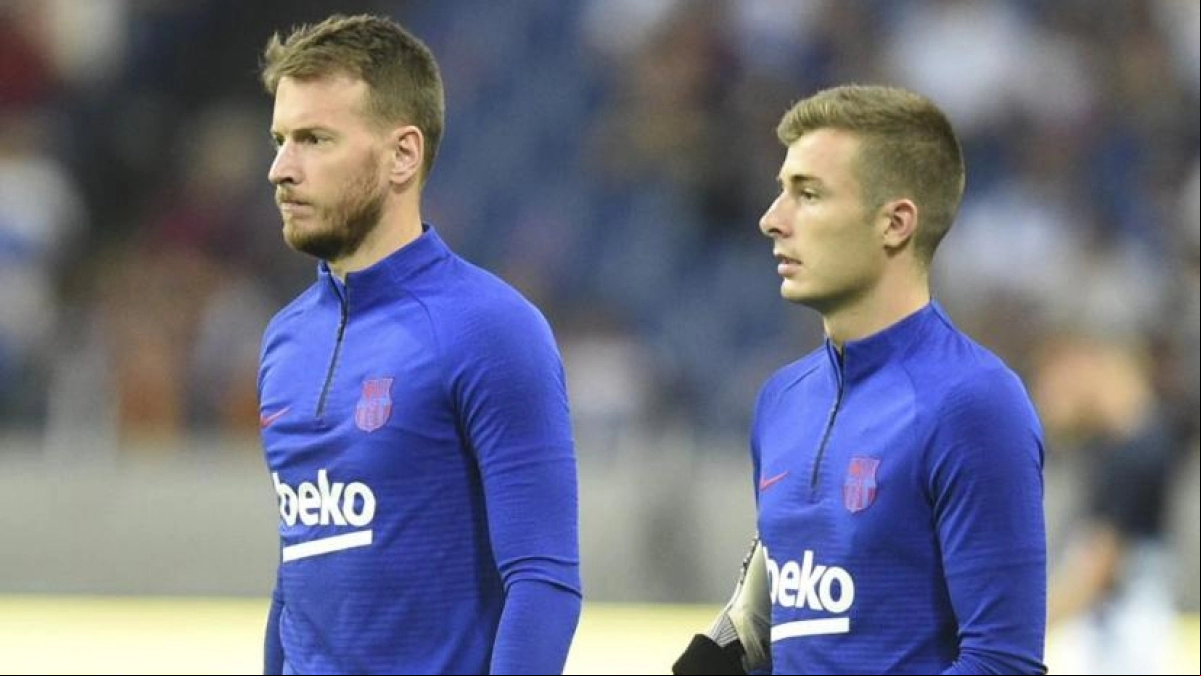 Neto en la rampa de salida del Barcelona. Foto: Mundo Deportivo