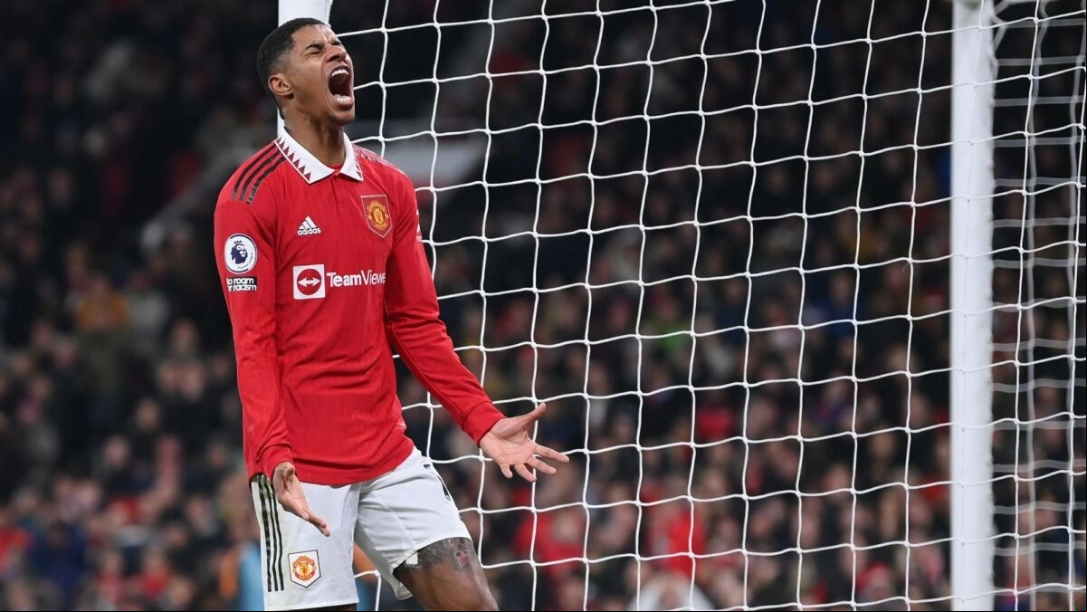Marcus Rashford, delantero del Manchester United