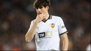 Javi Guerra, jugador del Valencia