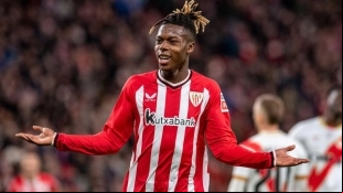 Nico Williams, player of Athletic Bilbao, who has been on the radar of top teams like Barcelona, Chelsea, and PSG.