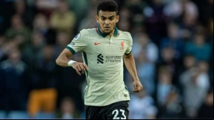 Luis Díaz, jugador colombiano del Liverpool