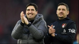 Andoni Iraola, coach of Bournemouth.