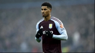 Marcus Rashford, delantero del Manchester United cedido en el Aston Villa