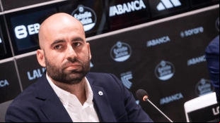 Claudio Giráldez, entrenador del Celta