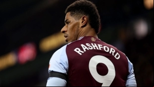 Marcus Rashford, delantero del Manchester United cedido en el Aston Villa
